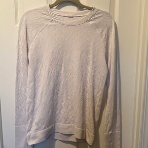 Lululemon Textured Crewneck Sweater - Light Lavender